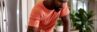 african american man preparing meal using tablet kitchen lifestyle food cooking healthy lifestyle communication recipe domestic life unaltered 13339 340446